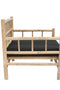 Πολυθρόνα από Bamboo Tulum 76x76x79cm