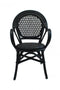 Πλεκτή Πολυθρόνα από Φυσικό Rattan & Bamboo Joyce 57x58.5x93.5cm