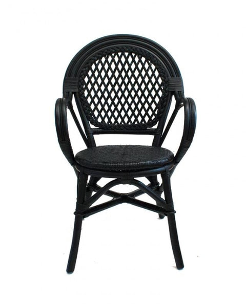 Πλεκτή Πολυθρόνα από Φυσικό Rattan & Bamboo Joyce 57x58.5x93.5cm