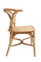 Πλεκτή Πολυθρόνα από Φυσικό Rattan & Bamboo Kaciana 81x55x57cm