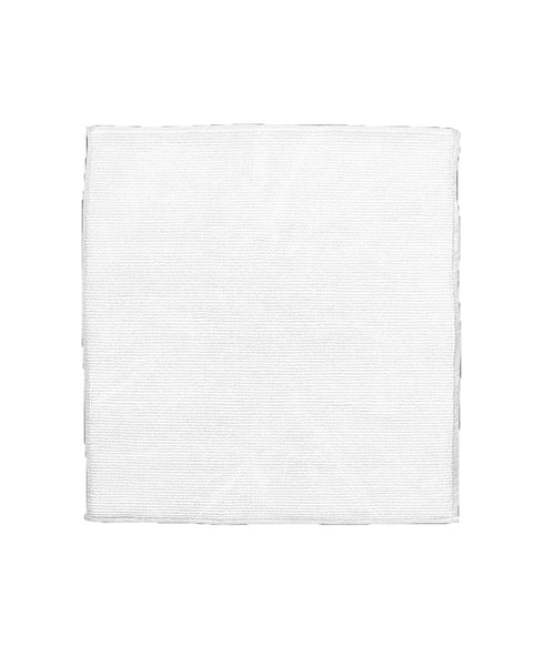 Βαμβακερό Πατάκι Μπάνιου με Ρίγα Premium 715gr 58x60cm 3 Αποχρώσεις-Άσπρο