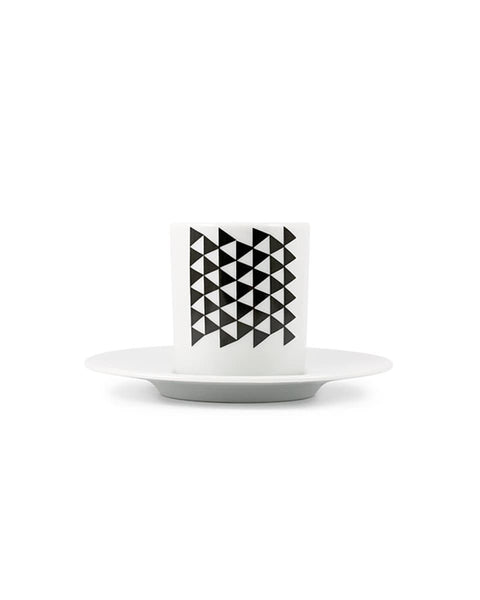 Κούπα Espresso με Πιατάκι Rotate Pyramid