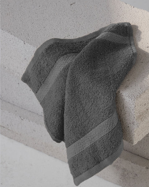 Βαμβακερή Λαβέτα Reach 33x33cm-Ανθρακί