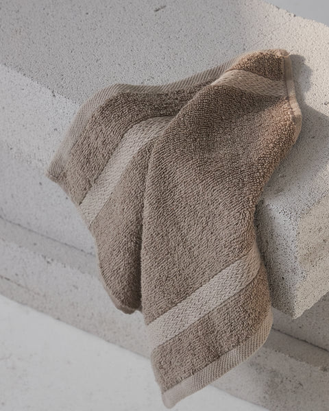 Βαμβακερή Λαβέτα Reach 33x33cm-Σοκολά