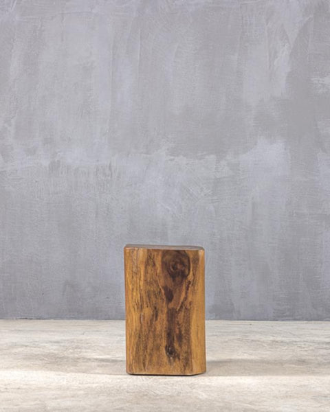 Χαμηλό Σκαμπώ από Ξύλο Teak Ren 27x27x30cm