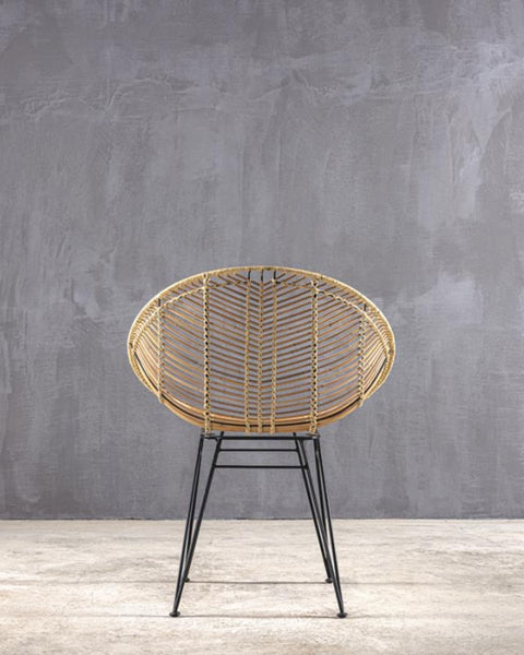Πολυθρόνα από Φυσικό Rattan Rotang 65x63x88cm