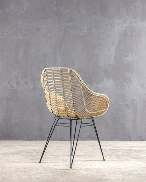 Πολυθρόνα από Φυσικό Rattan Rotang II 65x53x91cm