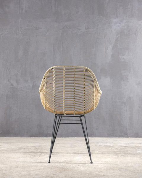 Πολυθρόνα από Φυσικό Rattan Rotang II 65x53x91cm