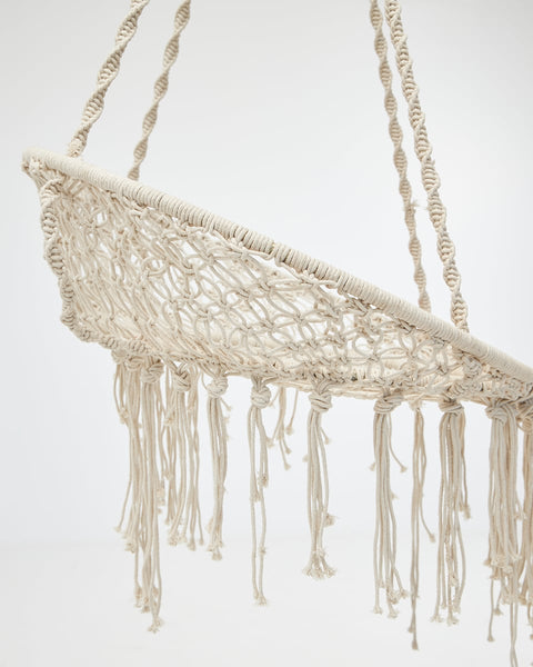 Boho Μακραμέ Μικρή Κούνια Sierra 120x80x60cm
