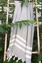 Παρεό Πασμίνα Από Bamboo Sirin 85x180cm-Γκρι