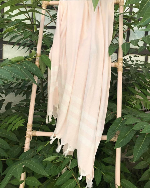 Παρεό Πασμίνα Από Bamboo Sirin σε 11 Αποχρώσεις-Ροζ
