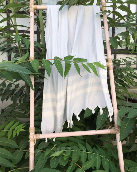 Παρεό Πασμίνα Από Bamboo Sirin σε 11 Αποχρώσεις-Σιέλ