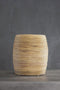 Σκαμπώ Χαμηλό από Φυσικό Rattan & Bamboo Raw 42x42x47cm