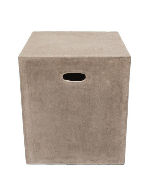 GRC Τετράγωνο Σκαμπώ Τραπεζάκι Phoenix 40x40x45cm