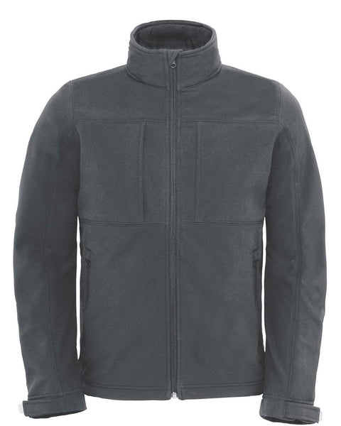 Ανδρικό Αδιάβροχο Μπουφάν Softshell με Κουκούλα σε 4 Αποχρώσεις-Ανθρακί-Small