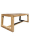 Τραπέζι Φαγητού από Ξύλο Teak Space 90x220x75cm