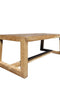 Τραπέζι Φαγητού από Ξύλο Teak Space 90x220x75cm