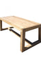 Τραπέζι Φαγητού από Ξύλο Teak Space 90x220x75cm