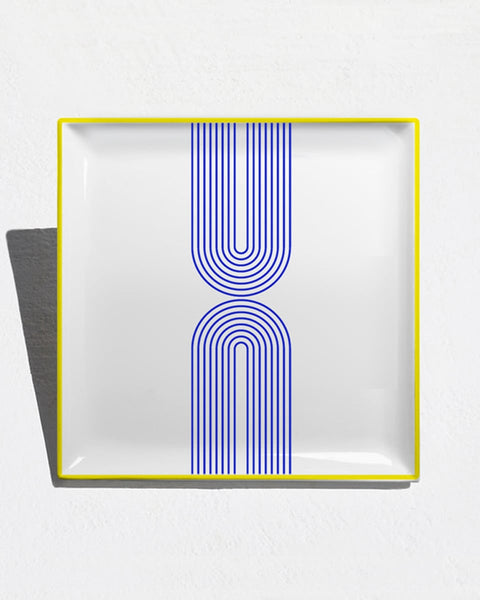 Πιάτο Λευκή Πορσελάνη Stadium Tomy K 21x21cm