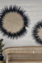 Boho Διακοσμητικό Τοίχου από Φύλλα Φοίνικα Sun Circle σε 2 Διαστάσεις