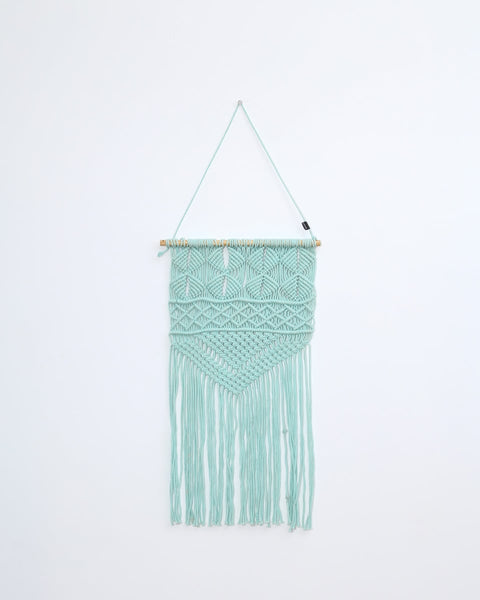Boho Διακοσμητικό Τοίχου Macrame Tagger-Άκουα