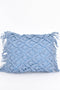 Boho Βαμβακερή Macrame Μαξιλαροθήκη Φιγούρας Tagger σε 8 Αποχρώσεις-Μπλε Raf