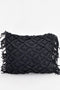 Boho Βαμβακερή Macrame Μαξιλαροθήκη Φιγούρας Tagger σε 8 Αποχρώσεις-Μπλε Σκούρο