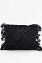 Boho Βαμβακερή Macrame Μαξιλαροθήκη Φιγούρας Tagger σε 8 Αποχρώσεις-Μαύρο