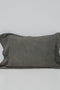 3D Βαμβακερή Stonewashed Μαύρη- Γκρι Oxford Μαξιλαροθήκη Taline