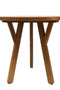 Τραπέζι από Μασίφ Ξύλο Teak Silva 100x100x75cm