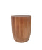 Σκαμπώ Τραπεζάκι Gear Teak Φυσικό Habitat 34x34x42cm