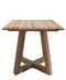 Τραπέζι από Μασίφ Ξύλο Teak Tripoli 80x80x75.5cm