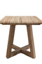 Τραπέζι από Μασίφ Ξύλο Teak Tripoli 80x80x75.5cm