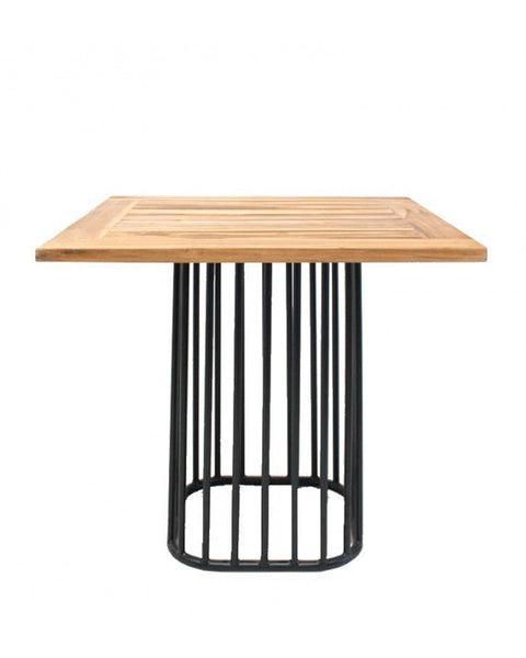 Βάση Τραπεζιού Μαύρο Αλουμίνιο Mias 45x45x71cm