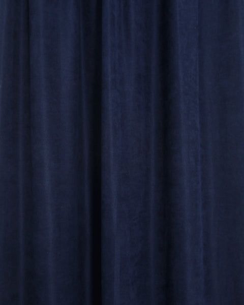 Μονόχρωμο Βελούδινο Ύφασμα Velvet Suede Φ300cm σε 4 Αποχρώσεις-Μπλε Σκούρο