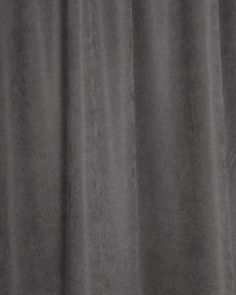 Μονόχρωμο Βελούδινο Ύφασμα Velvet Suede Φ300cm σε 4 Αποχρώσεις-Ανθρακί