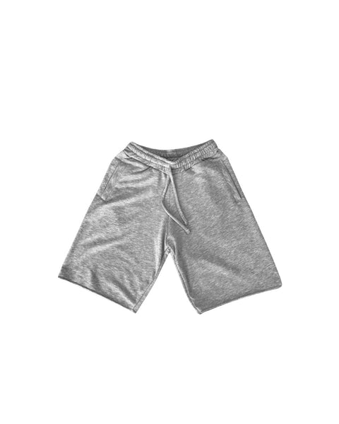 Βαμβακερή French Terry Βερμούδα Basic Line σε 5 Αποχρώσεις-Γκρι-Large