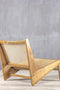Lounge Natural Ξύλινη Πολυθρόνα Vimet 54x69x63cm