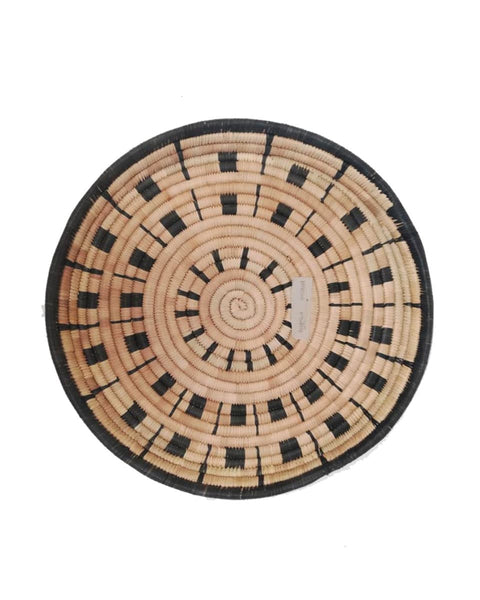 Διακοσμητικό Τοίχου από Φύλλα Φοίνικα Wall Disk σε 9 Σχέδια &amp; 3 Μεγέθη-Design 1-Large Φ 50cm