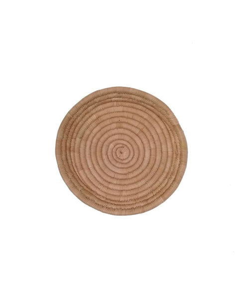 Διακοσμητικό Τοίχου από Φύλλα Φοίνικα Wall Disk σε 9 Σχέδια &amp;amp; 3 Μεγέθη-Design 9 Natural-Small Φ 30cm