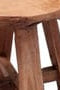 Σκαμπώ Teak Bliq 45x45x45cm