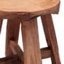 Σκαμπώ Teak Bliq 45x45x45cm
