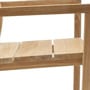 Πολυθρόνα από Teak Grade B' Abenaa 57x57x85cm