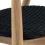 Πολυθρόνα Από Ξύλο Teak με Μαξιλάρι Antonia 50x60x80cm