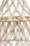 Macrame Κρεμαστό Φωτιστικό Οροφής Cantalabra 40x40x45cm
