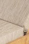 Ξύλινη Ξαπλώστρα με Μαξιλάρι Chizu 70x200x22cm