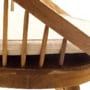 Πολυθρόνα Από Ξύλο Teak με Μαξιλάρι Ela 60x60x80cm