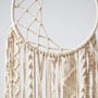 Boho Διακοσμητικό Τοίχου Macrame Ονειροπαγίδα με Κρόσσια Hazel 30x60cm