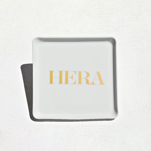 Πιάτο Λευκή Πορσελάνη Hera Tomy K 21x21cm