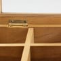 Teak Κουτί Τσαγιού με 6 Θήκες Salon De Te 23x16x8cm